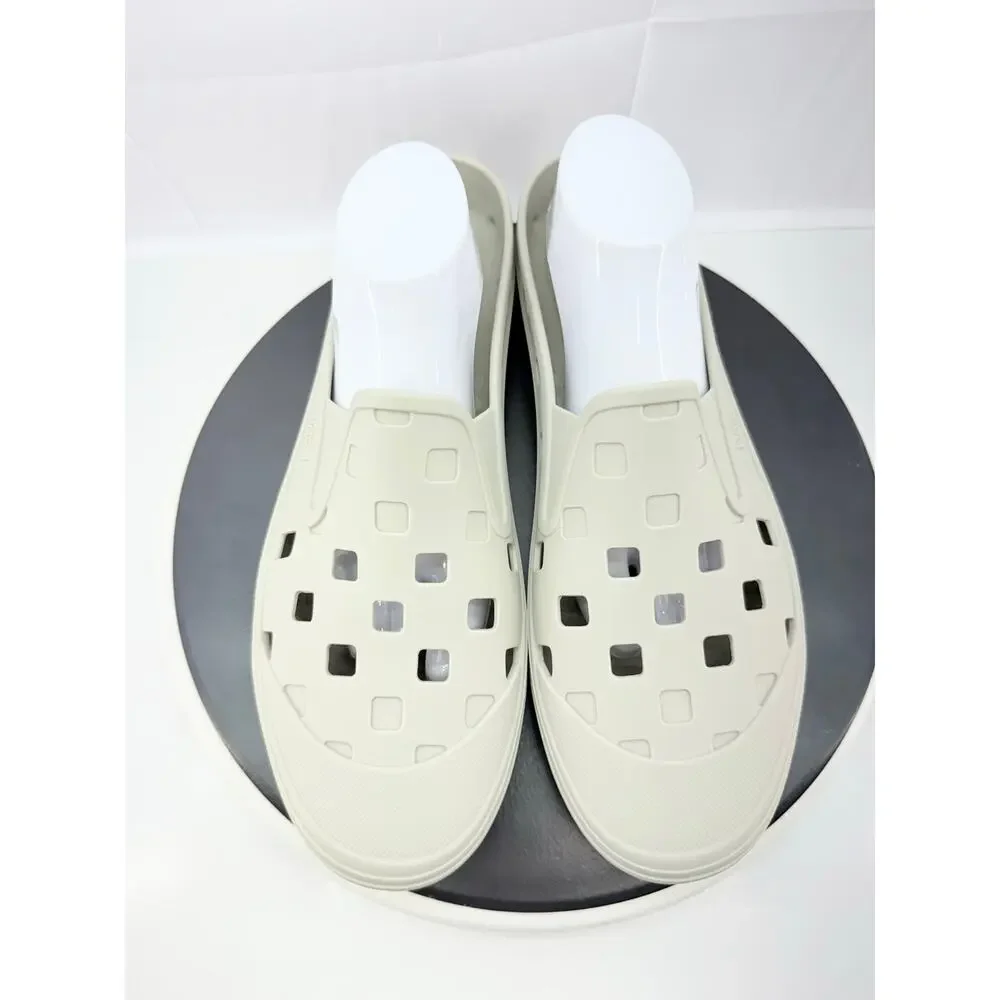 Vans‎ Trek Slip On Mule Beige Mens Size 13 Fishing Water Boat Shoes Sandals